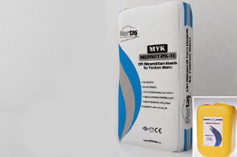 MYK MERSET 2K-TE-Çift Bileşenli Tam Elastik Su Yalıtım Malzemesi