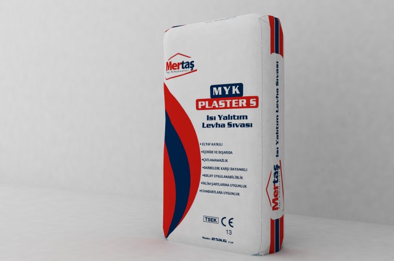 MYK PLASTER S- Isı Yalıtım Levha Sıvası